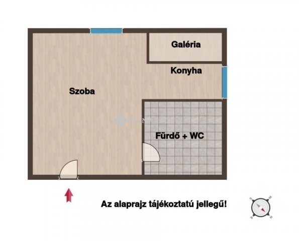 Eladó téglalakás, Budapesten, VII. kerületben 46 M Ft, 1 szobás