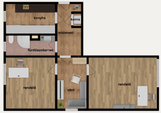 Eladó üzlethelyiség, Székesfehérvárott 55.9 M Ft, 2 szobás