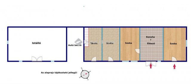 Eladó családi ház, Magyarkeszin 6 M Ft, 3 szobás