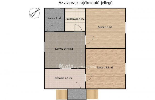 Eladó családi ház, Kiskunlacházán 36.9 M Ft, 2 szobás