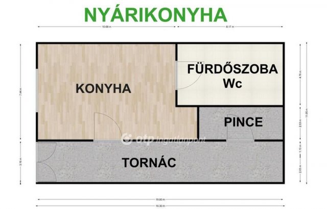 Eladó családi ház, Szentpéterszegen 19 M Ft, 2 szobás