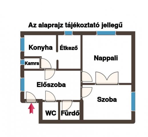 Eladó téglalakás, Budapesten, X. kerületben 59.99 M Ft, 2 szobás