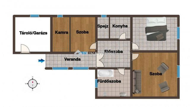 Eladó családi ház, Szilvágyon 38 M Ft, 2 szobás