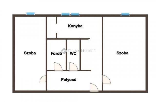 Eladó panellakás, Komlón 25.9 M Ft, 2 szobás