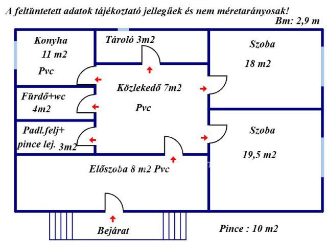 Eladó családi ház, Balassagyarmaton 27.49 M Ft, 2 szobás