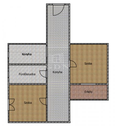 Eladó téglalakás, Budapesten, XIV. kerületben 76.9 M Ft