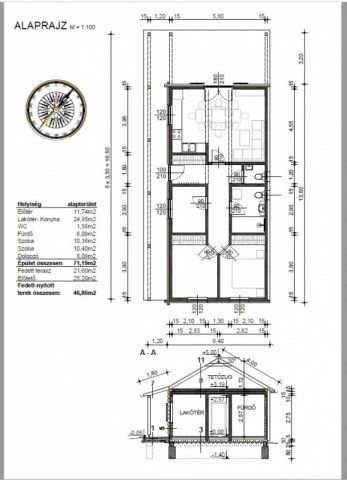 Eladó családi ház, Dömsödön 114.99 M Ft, 3 szobás