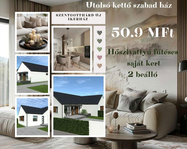 Eladó téglalakás, Szentgotthárdon 50.9 M Ft, 1+2 szobás