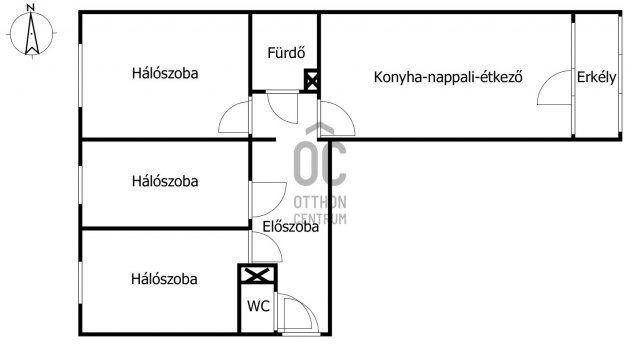 Eladó panellakás, Szekszárdon, Csatári utcában 44 M Ft
