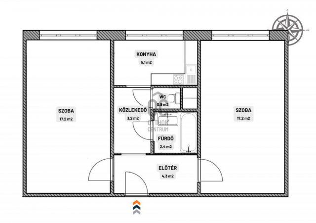 Eladó panellakás, Budapesten, III. kerületben 69.9 M Ft, 2 szobás