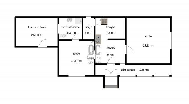 Eladó családi ház, Szabolcsveresmarton 11.9 M Ft, 2 szobás