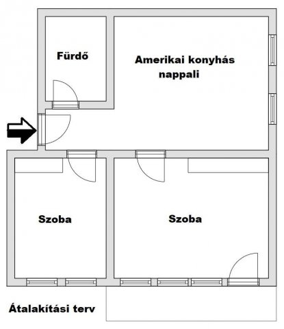 Eladó téglalakás, Zalaegerszegen 46 M Ft, 1+2 szobás