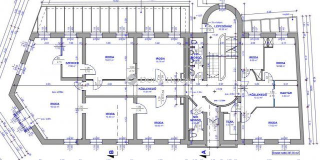 Eladó iroda, Budapesten, II. kerületben 1200 M Ft
