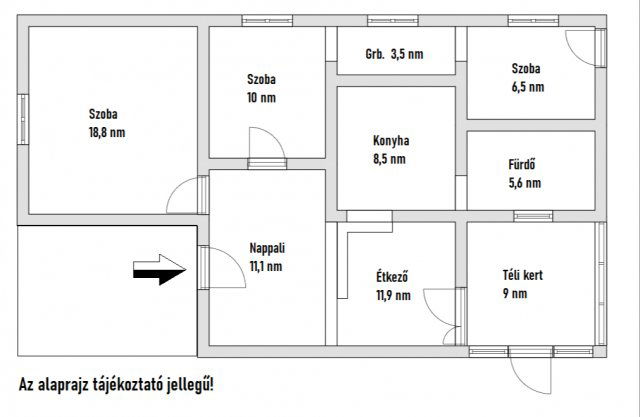 Eladó családi ház, Nagykapornakon 43 M Ft, 2+1 szobás