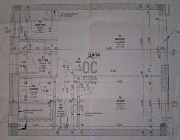 Eladó téglalakás, Budapesten, IV. kerületben 81.5 M Ft, 2 szobás