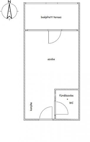 Eladó téglalakás, Fonyódon 39.5 M Ft, 1 szobás
