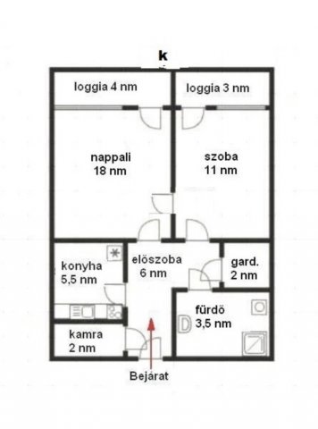 Eladó panellakás, Budapesten, XIV. kerületben 69.5 M Ft, 2 szobás
