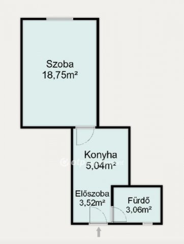 Eladó téglalakás, Budapesten, IV. kerületben 34.9 M Ft, 1 szobás