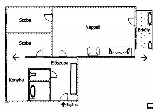 Eladó panellakás, Szigetszentmiklóson 56.9 M Ft, 1+2 szobás