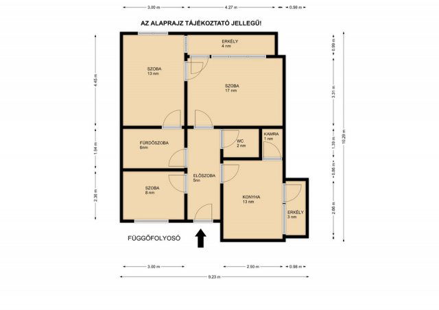 Eladó téglalakás, Békésen 21 M Ft, 3 szobás