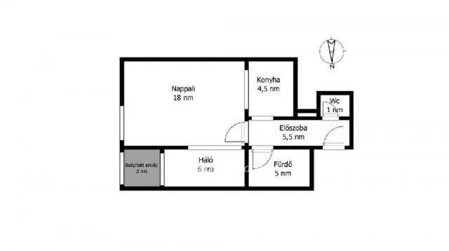 Eladó téglalakás, Budapesten, V. kerületben 89.9 M Ft
