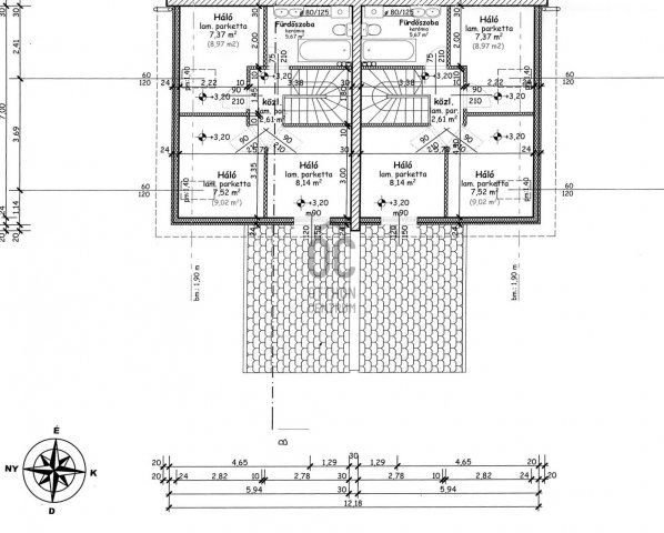 Eladó ikerház, Hajdúsámsonon 63.9 M Ft, 4 szobás