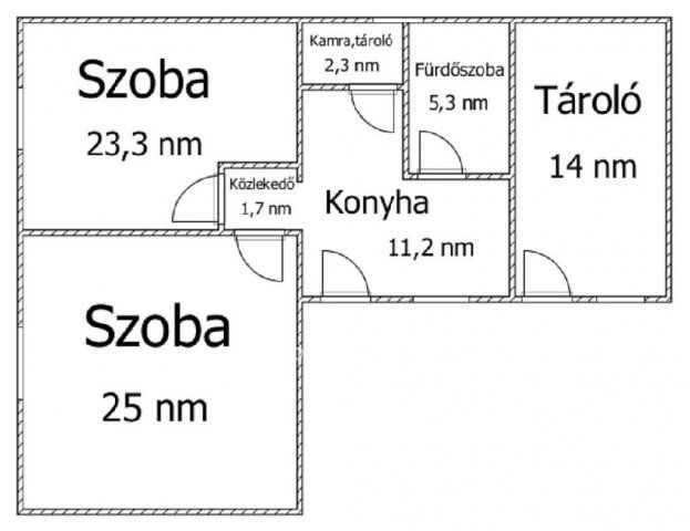 Eladó családi ház, Kislődön 23.9 M Ft, 2 szobás