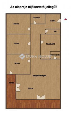 Eladó téglalakás, Győrújfalun 171 M Ft, 4 szobás