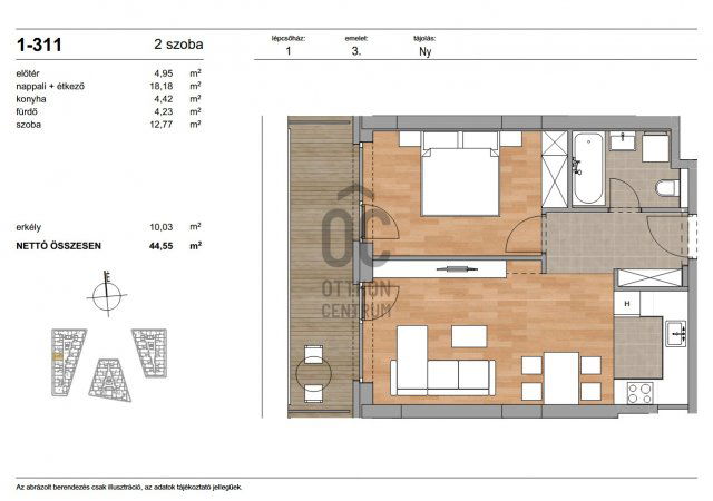 Eladó téglalakás, Budapesten, XI. kerületben 84.5 M Ft, 2 szobás