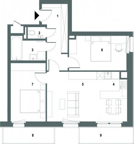 Eladó téglalakás, Budapesten, IX. kerületben, Mester utcában