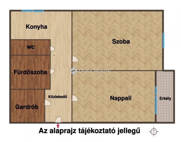 Eladó panellakás, Budapesten, IV. kerületben 71.9 M Ft, 2 szobás