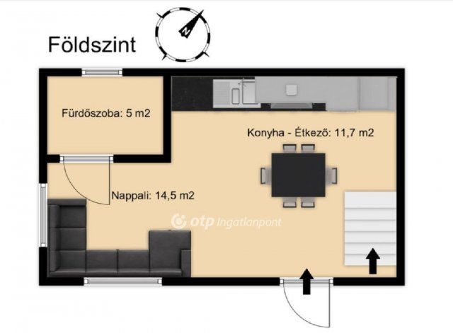 Eladó sorház, Szigethalmon 59.5 M Ft, 3 szobás