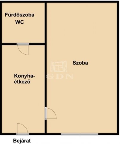 Eladó téglalakás, Budapesten, VIII. kerületben 36.9 M Ft