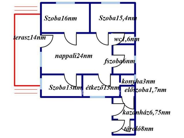 Eladó családi ház, Egyeken 10.5 M Ft, 3+1 szobás