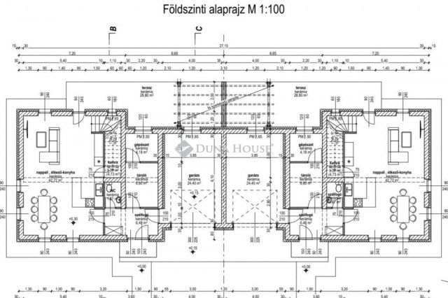 Eladó ikerház, Budapesten, XVI. kerületben 255 M Ft, 4 szobás