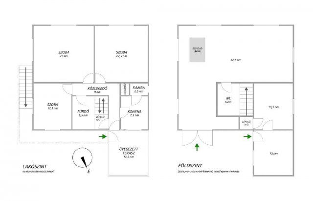 Eladó családi ház, Jászfényszarun 64.9 M Ft, 3 szobás