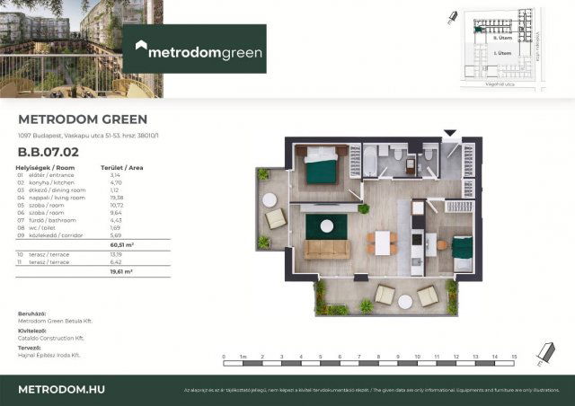 Eladó téglalakás, Budapesten, IX. kerületben, Vaskapu utcában