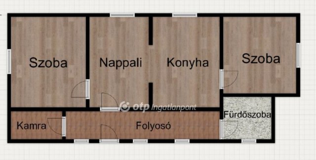 Eladó családi ház, Hajdúböszörményen 38.9 M Ft, 2 szobás