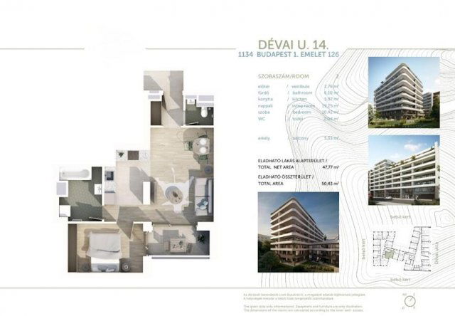 Eladó téglalakás, Budapesten, XIII. kerületben 83.9 M Ft