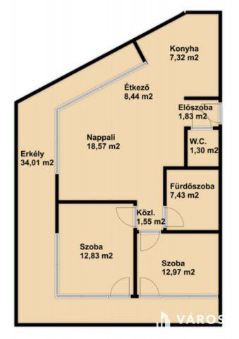 Eladó téglalakás, Szegeden 149 M Ft, 3 szobás
