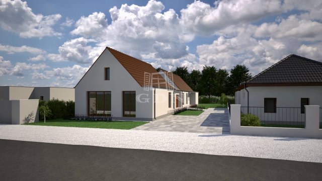 Eladó ikerház, Kápolnásnyéken 86.9 M Ft, 3 szobás