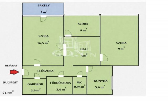 Eladó panellakás, Budapesten, IV. kerületben 80.9 M Ft