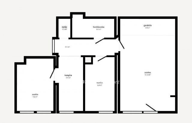 Eladó téglalakás, Nyíregyházán 37.4 M Ft, 1+2 szobás