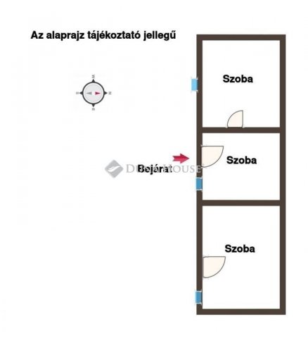 Eladó családi ház, Szegeden 11.9 M Ft, 3 szobás