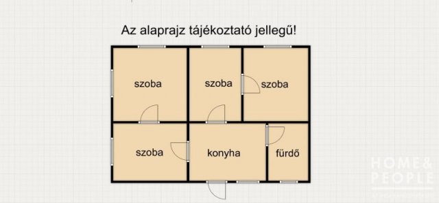 Eladó családi ház, Mórahalmon 49.99 M Ft, 4 szobás