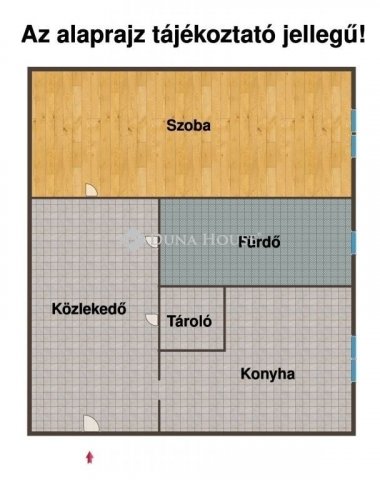 Eladó téglalakás, Várpalotán 36.7 M Ft, 1 szobás