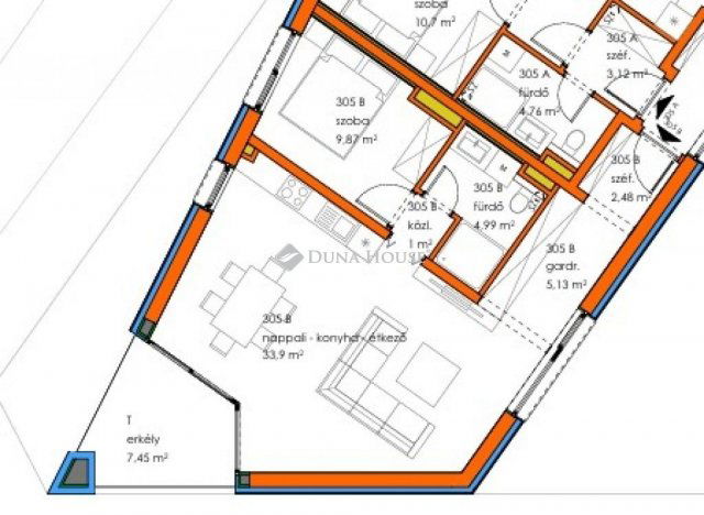 Eladó téglalakás, Szegeden 84.311 M Ft, 4 szobás