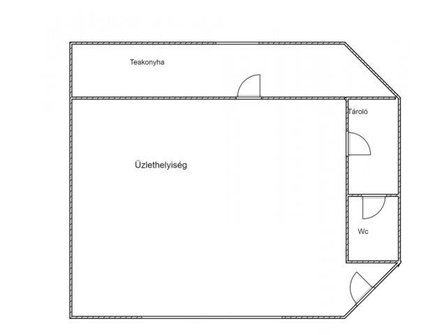 Eladó üzlethelyiség, Kecskeméten 37.5 M Ft