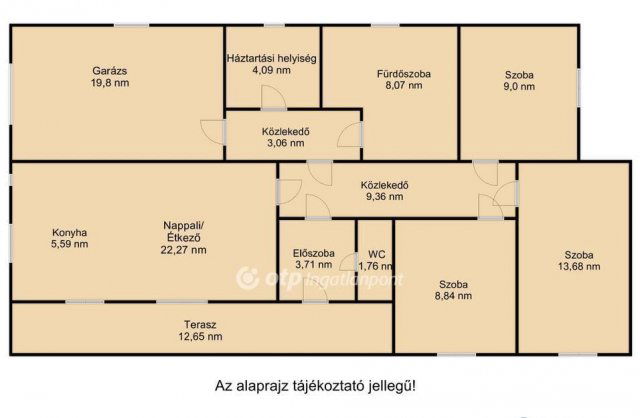 Eladó családi ház, Debrecenben 90 M Ft, 2+2 szobás