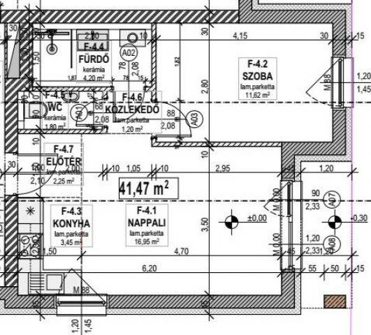Eladó téglalakás, Sárváron 45.9 M Ft, 2 szobás